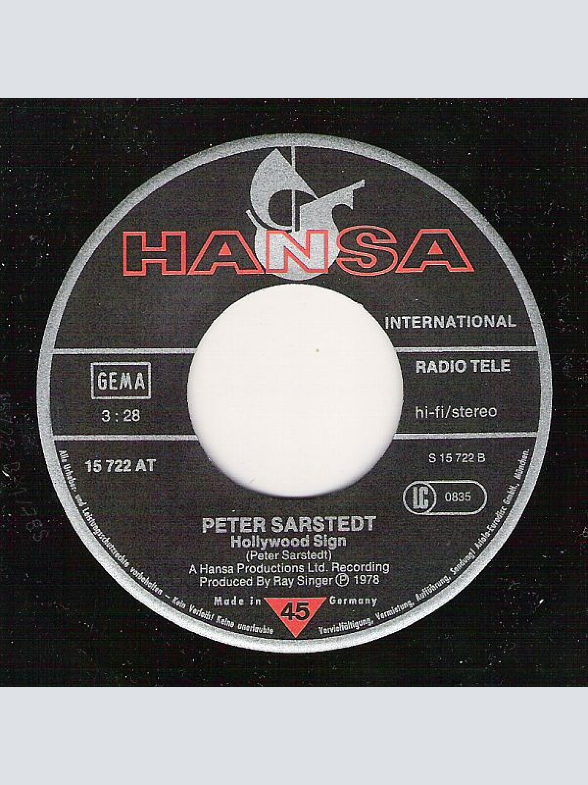 Vinyl / Peter Sarstedt - Beirut