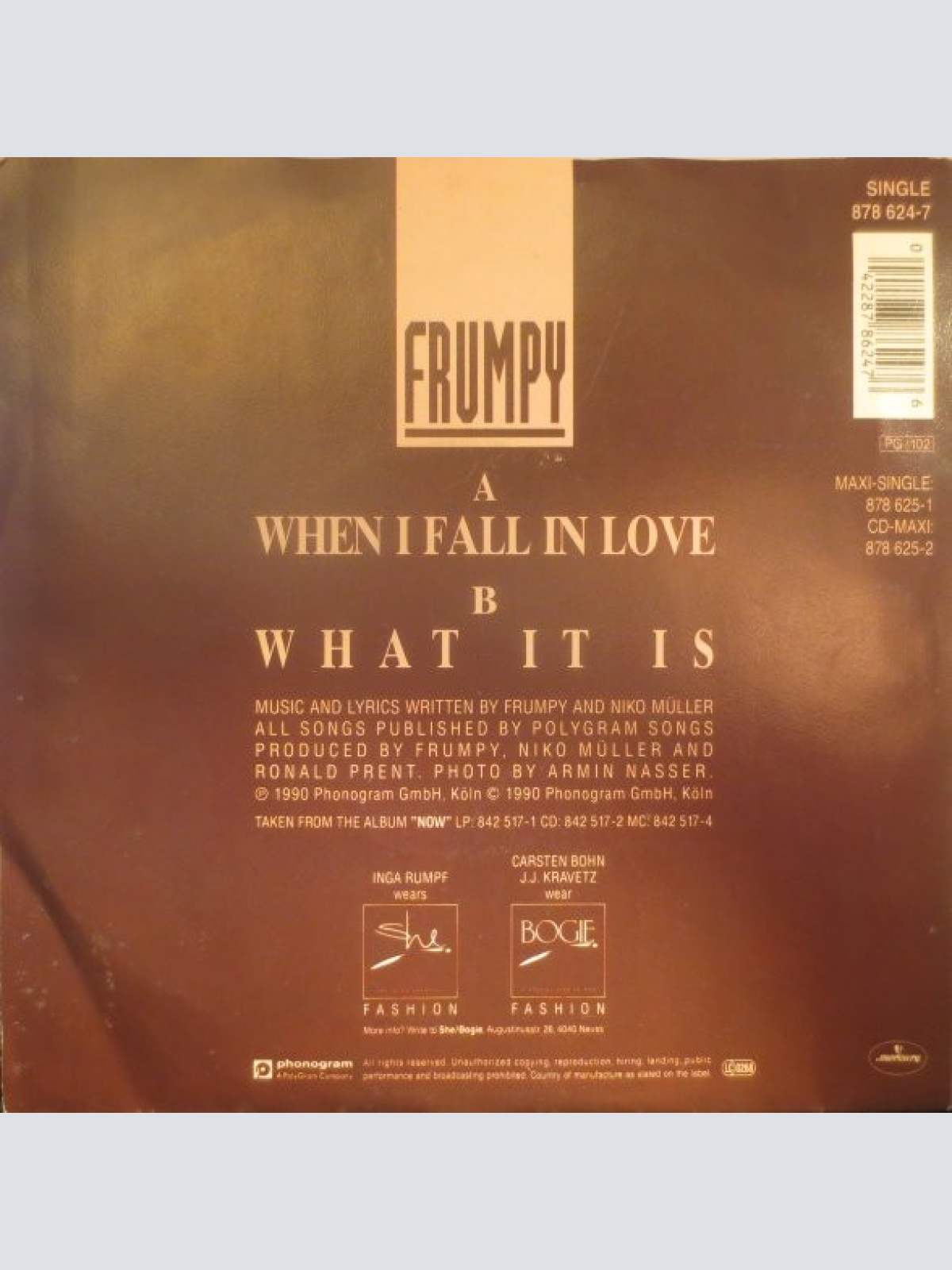 Vinyl / Frumpy - When I Fall In Love