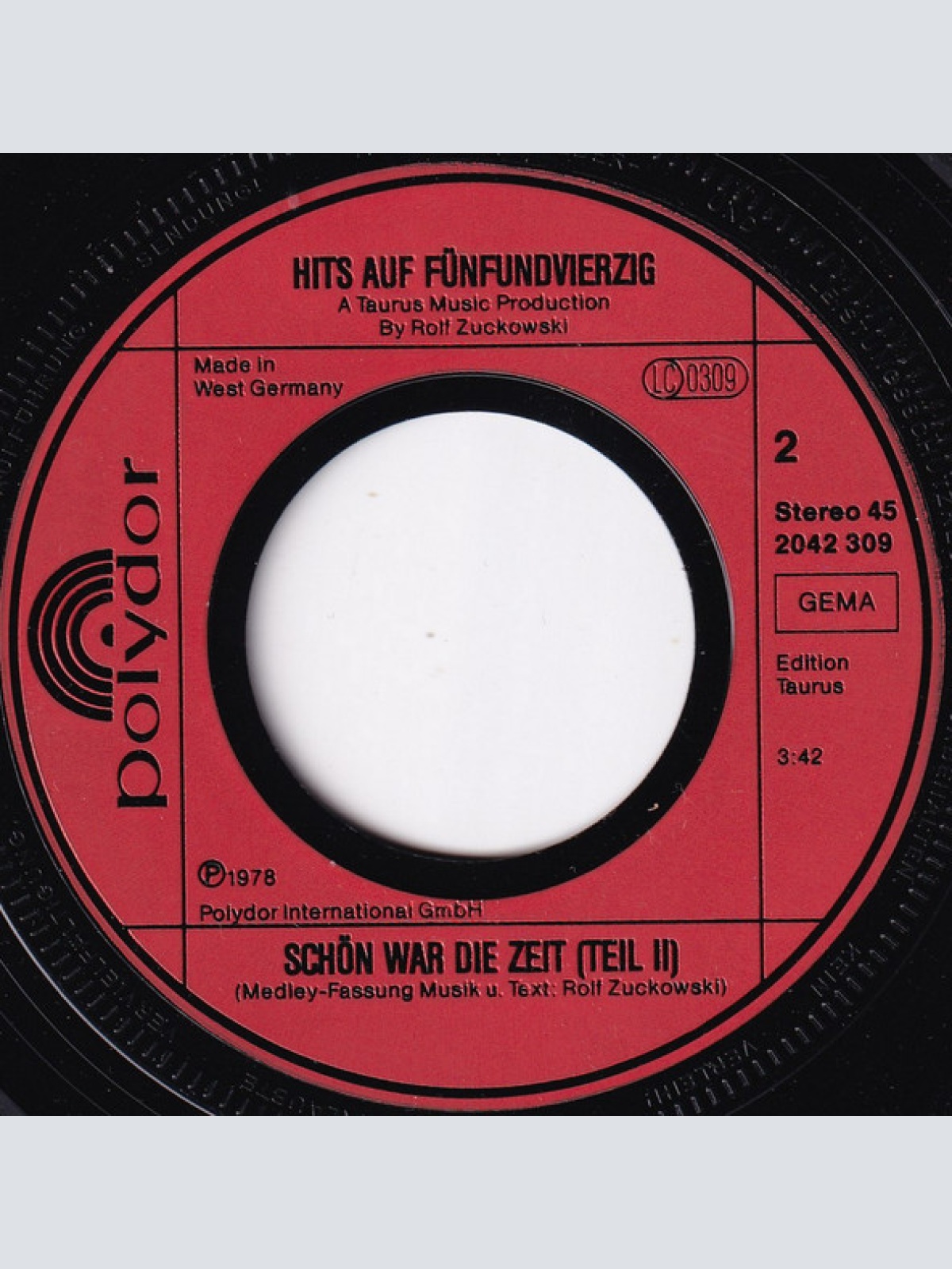 Vinyl / Hits auf Fünfundvierzig - Schön War Die Zeit