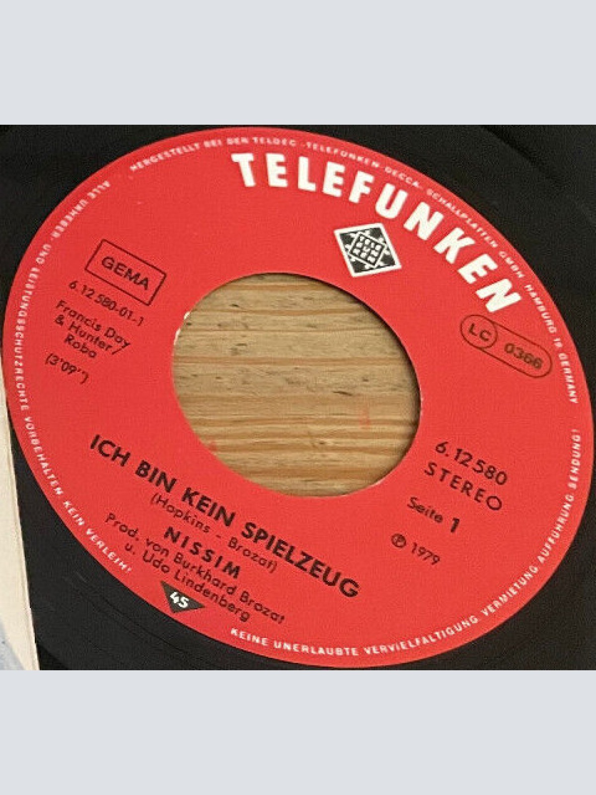 Vinyl / Nissim - Ich Bin Kein Spielzeug