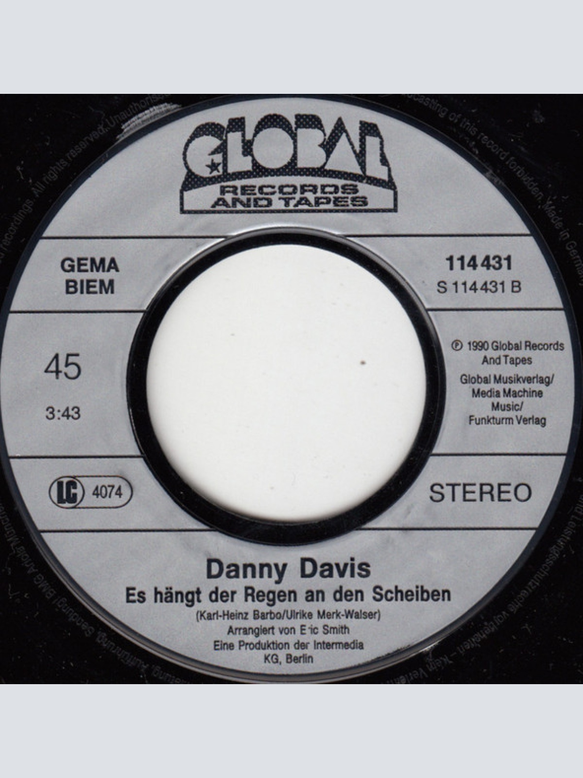 Vinyl / Danny Davis (6) - Auf Der Straße Der Sehnsucht