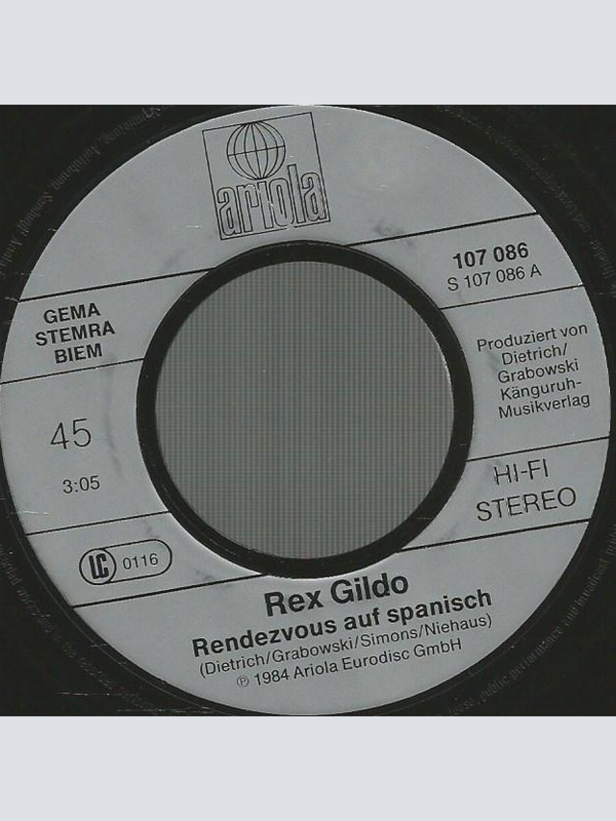 Vinyl / Rex Gildo - Rendezvous Auf Spanisch