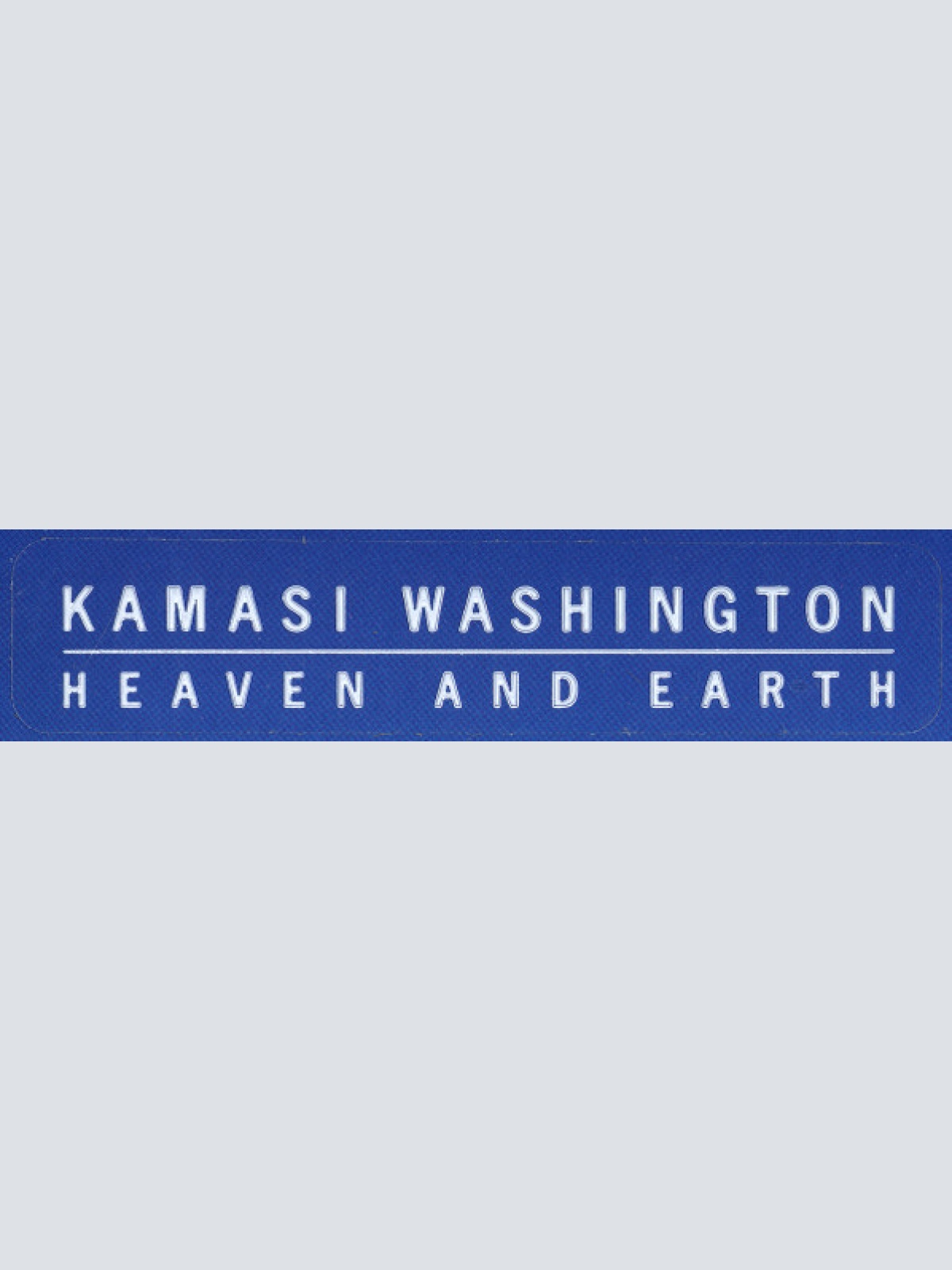 Vinyl / Kamasi Washington - Heaven And Earth