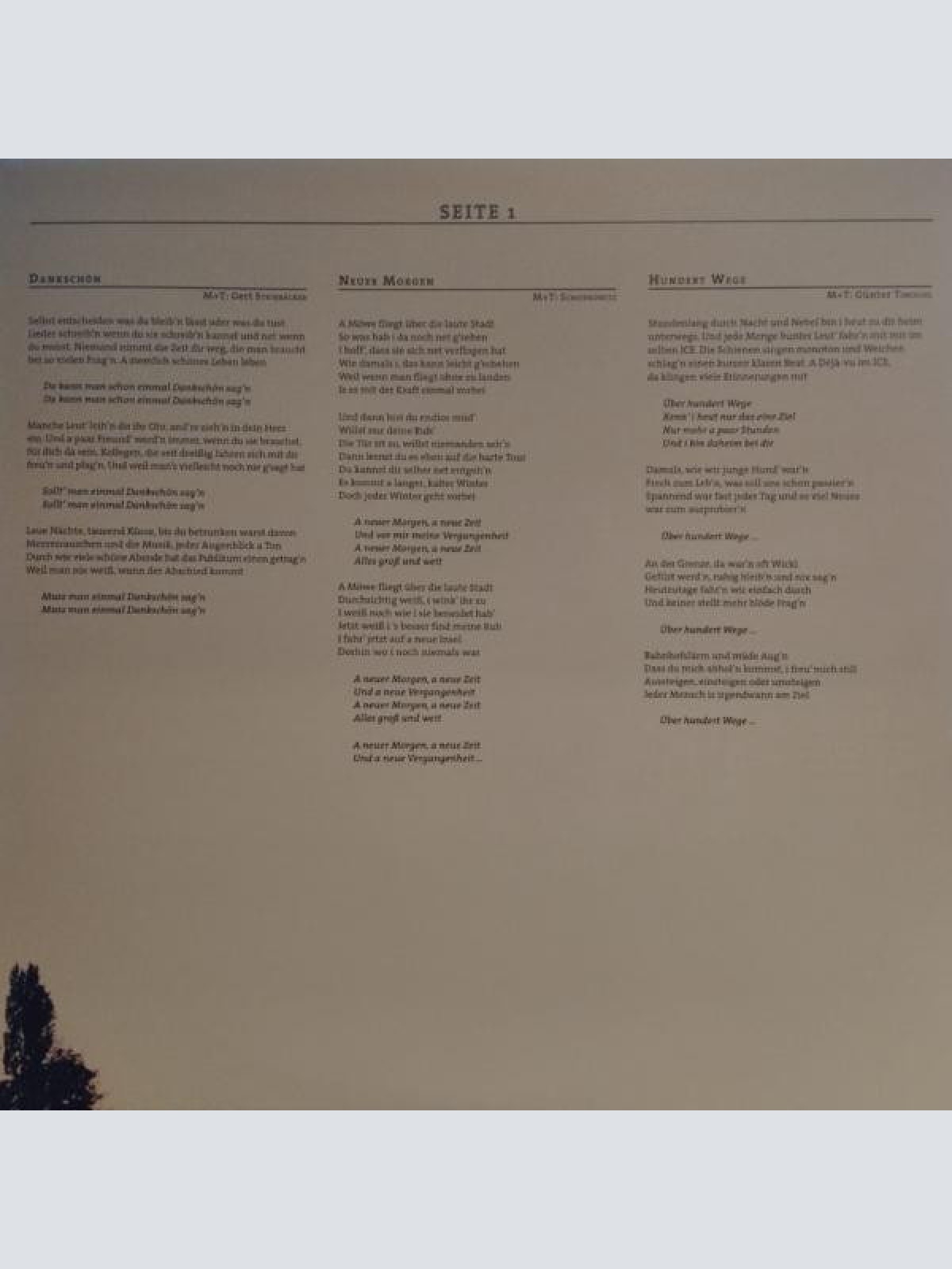 Vinyl / STS (3) - Neuer Morgen