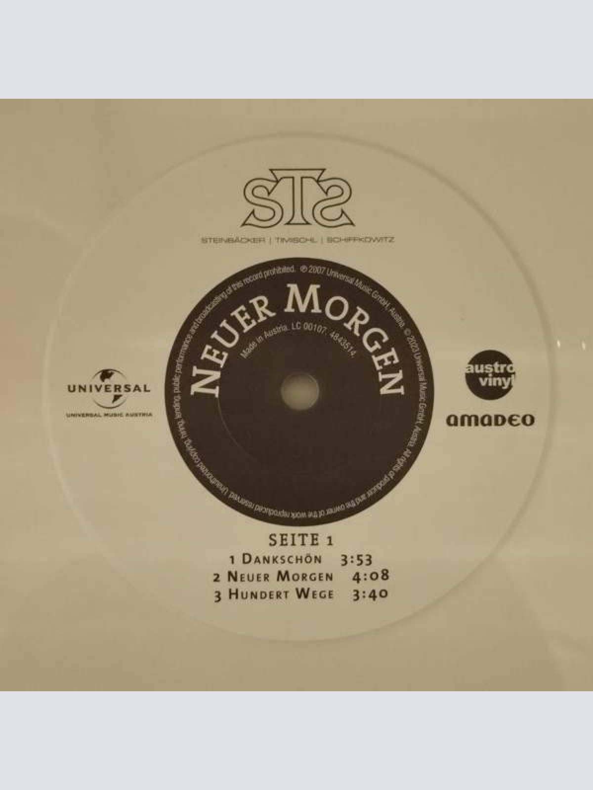 Vinyl / STS (3) - Neuer Morgen