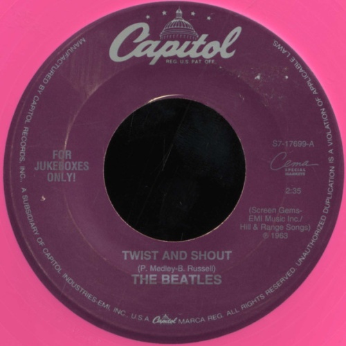 Vinyl / The Beatles - Twist And Shout / There's A Place