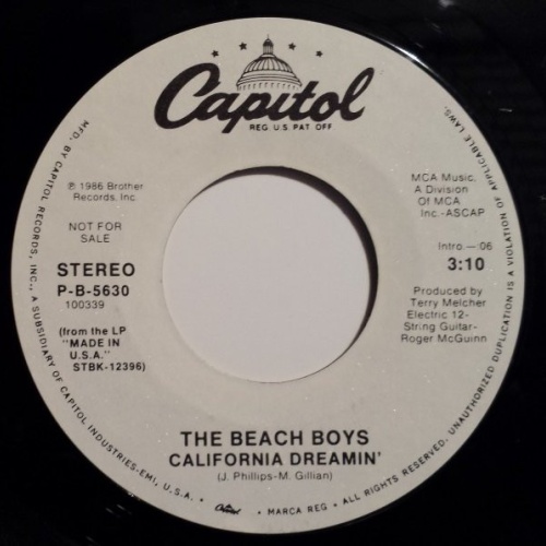 Vinyl / Beach Boys* - California Dreamin'