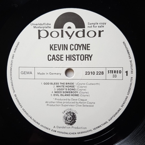 Vinyl / Kevin Coyne - Case History