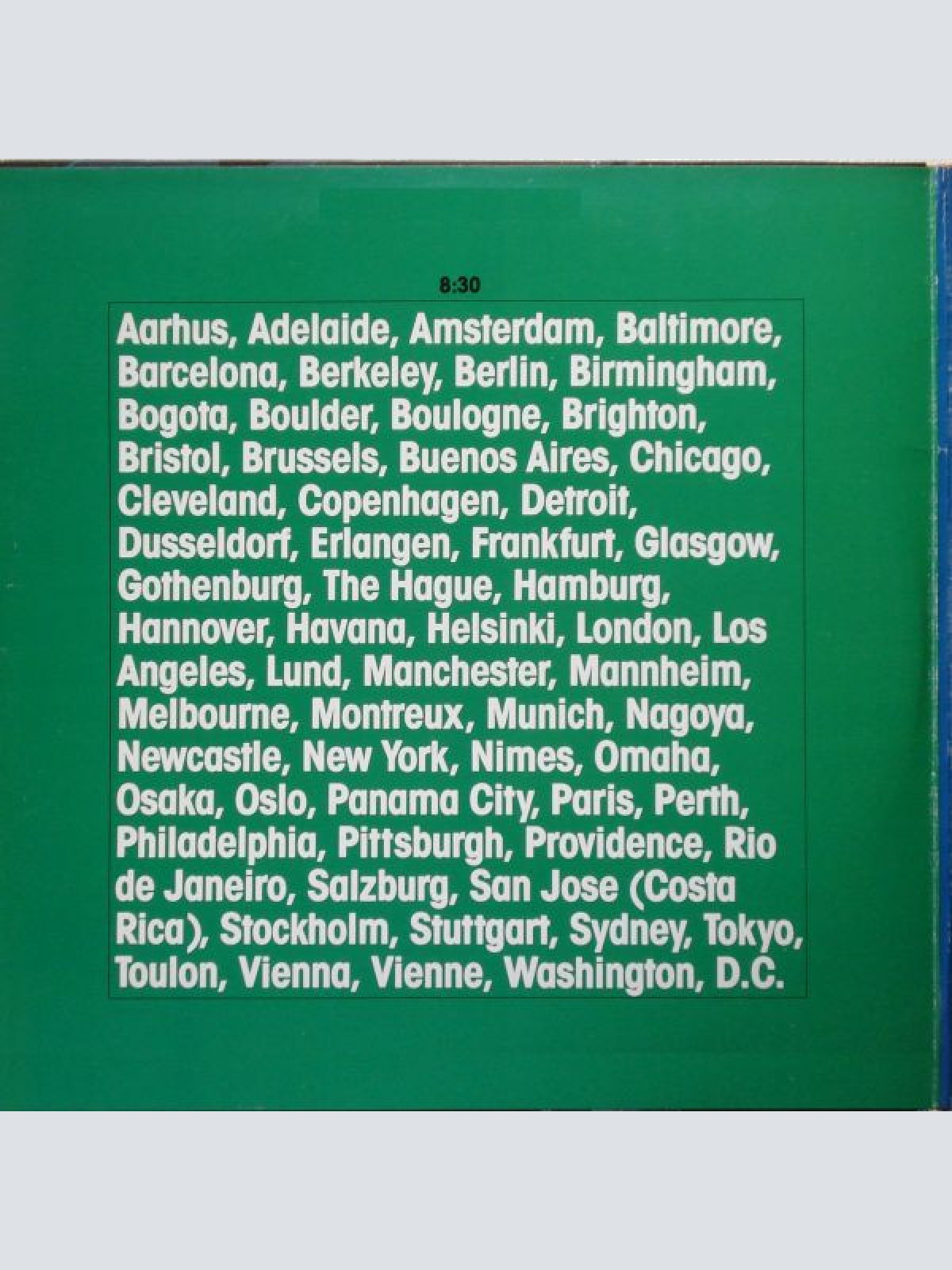 Vinyl / Weather Report - 8:30