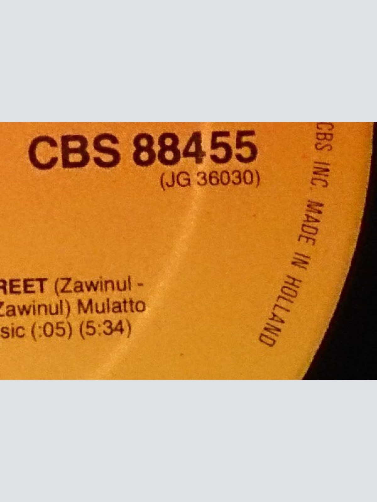 Vinyl / Weather Report - 8:30