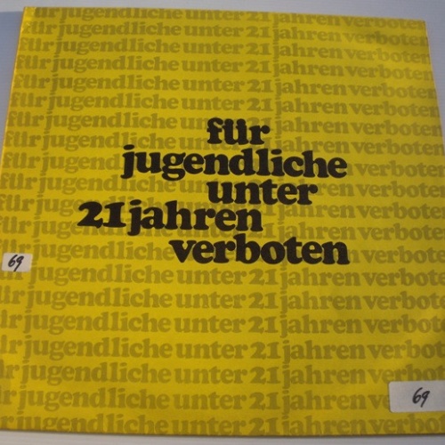 Vinyl / Unknown Artist - Für Jugendliche Unter 21 Jahren Verboten