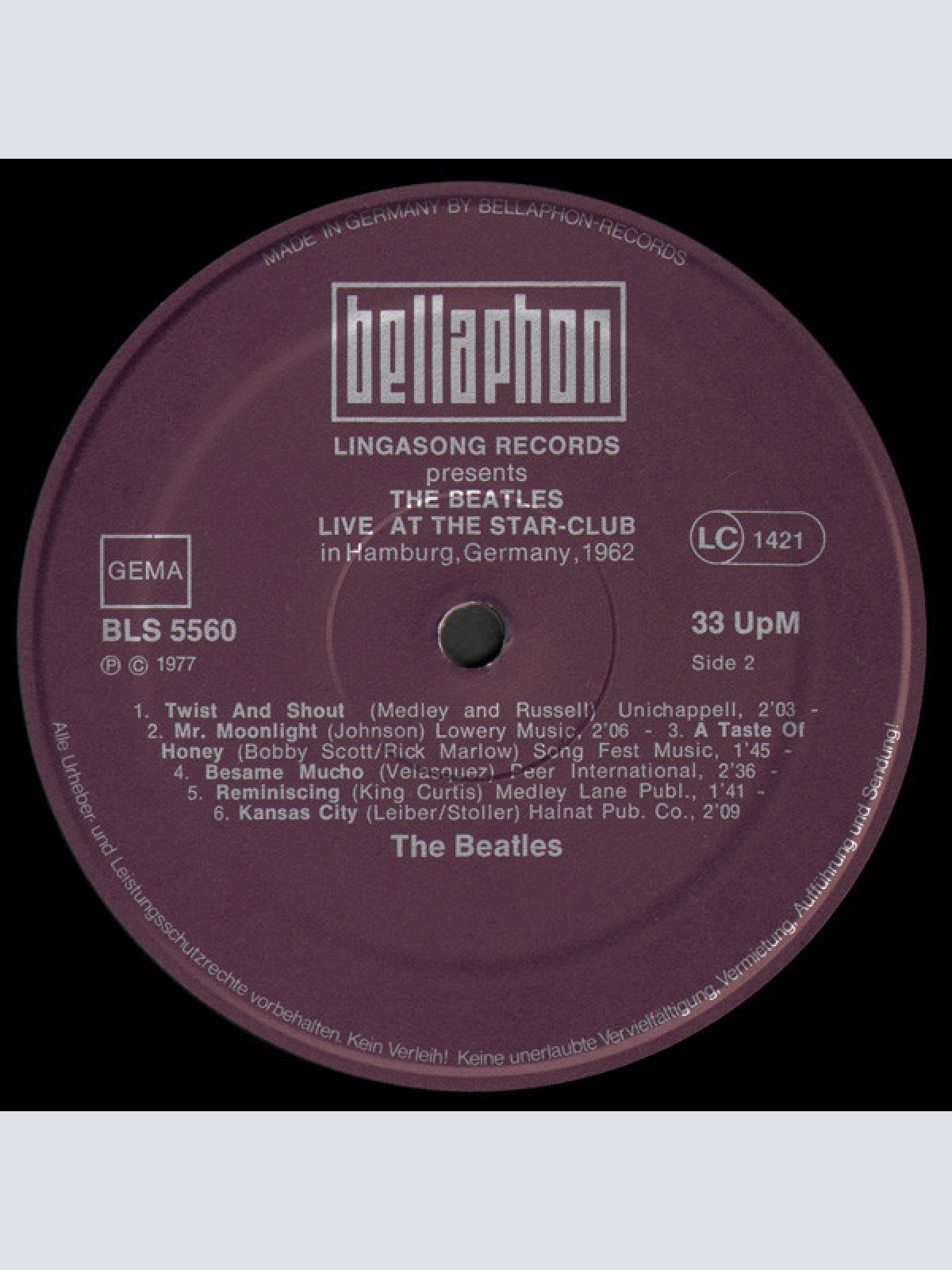 Vinyl / The Beatles - Live! At The Star-Club In Hamburg, Germany; 1962