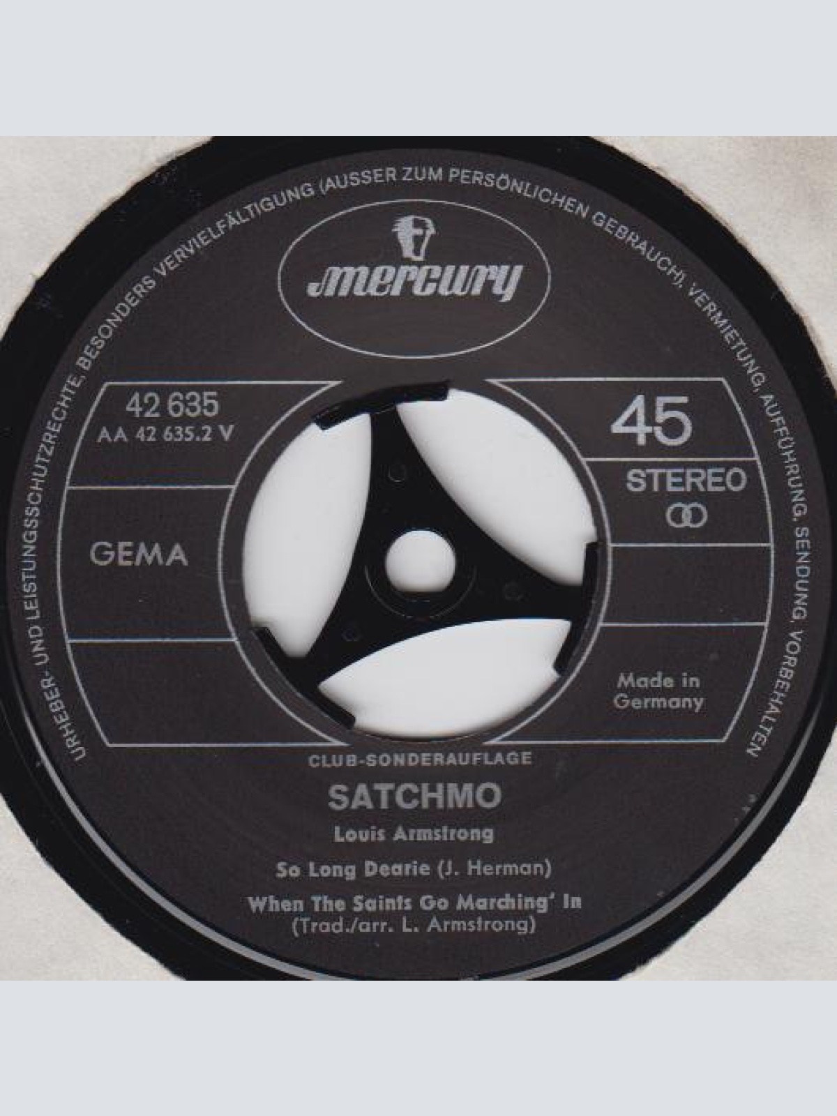 Vinyl / Louis Armstrong - Satchmo