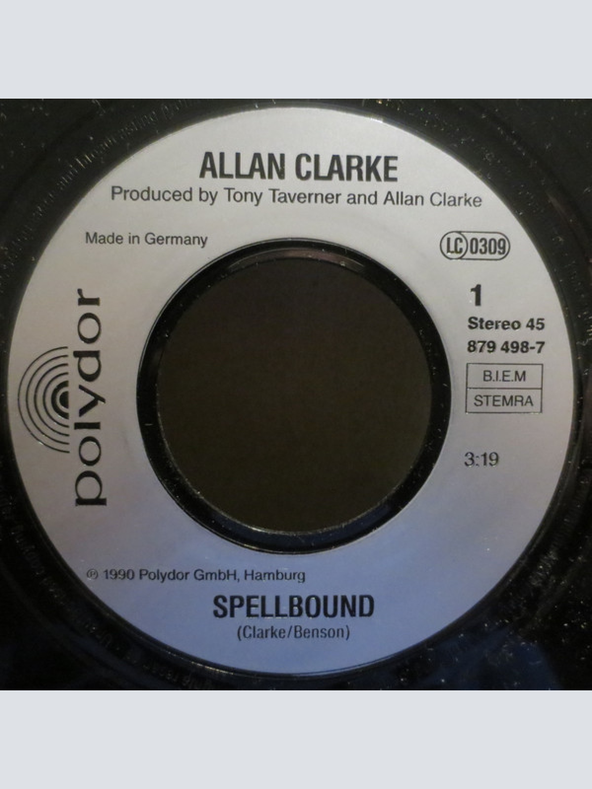 Vinyl / Allan Clarke - Spellbound