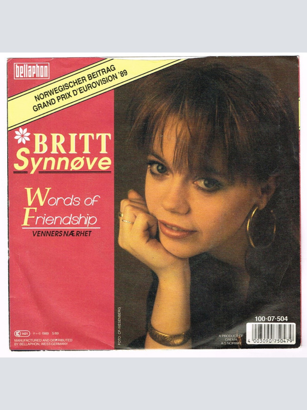 Vinyl / Britt Synnøve* - Words Of Friendship