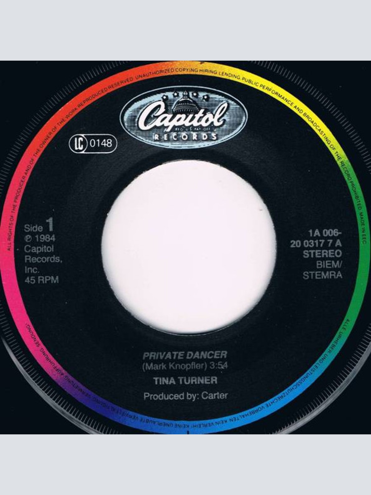 Vinyl / Tina Turner - Private Dancer