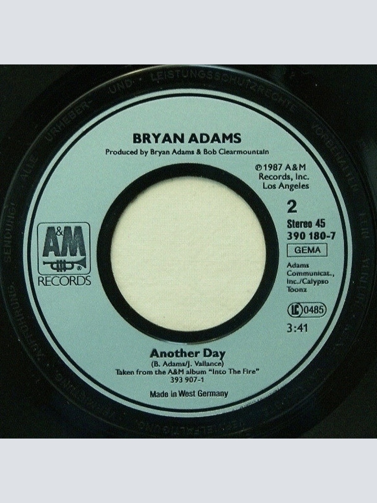 Vinyl / Bryan Adams - Heat Of The Night