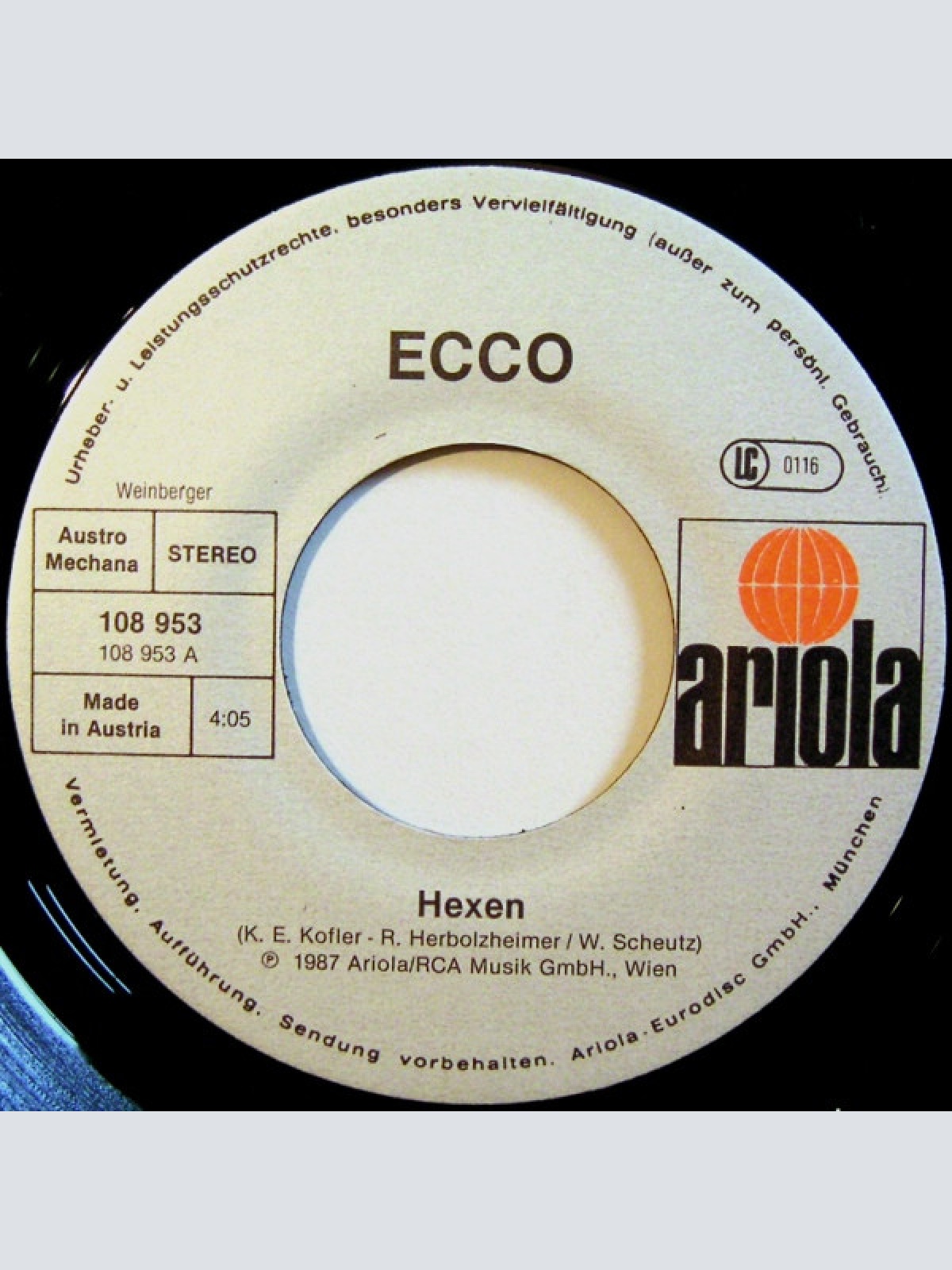 Vinyl / Ecco (3) - Hexen