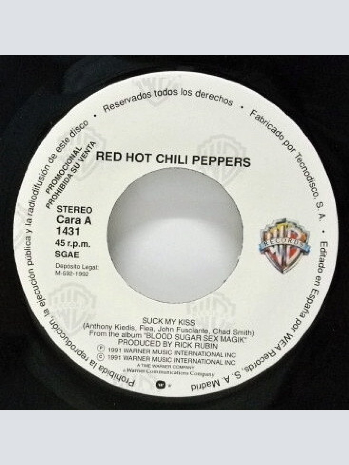 Vinyl / Red Hot Chili Peppers - Suck My Kiss