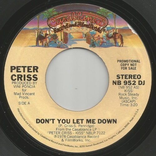 Vinyl / Peter Criss - Don't You Let Me Down
