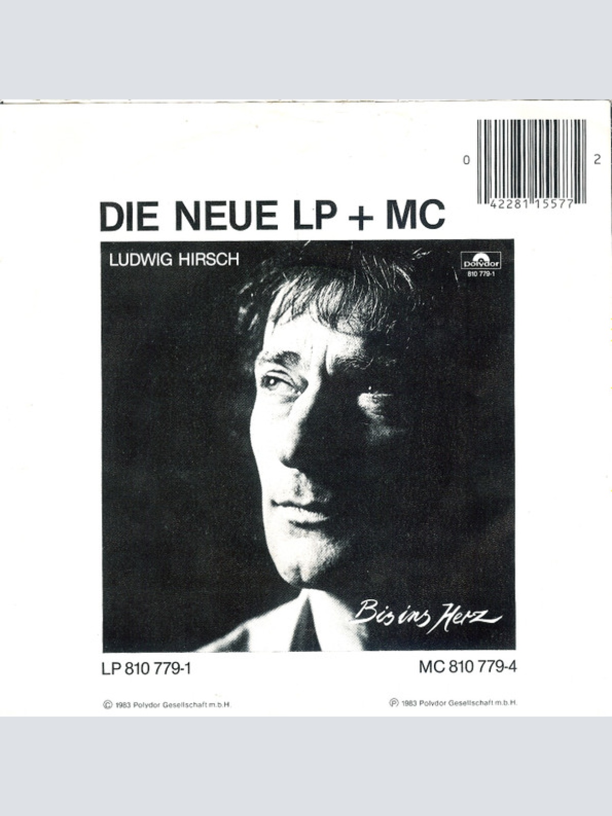 Vinyl / Ludwig Hirsch - Gel', Du Magst Mi