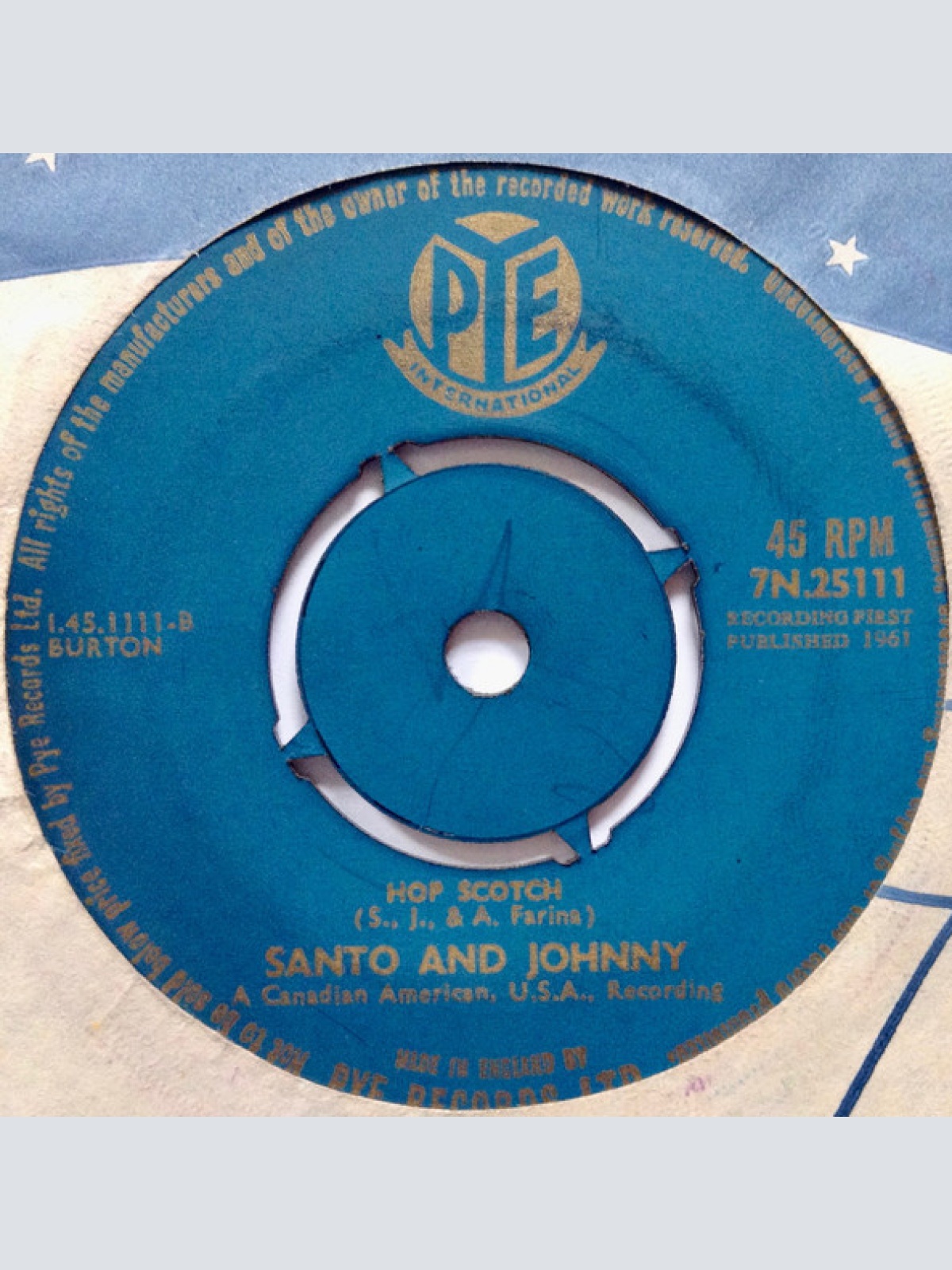 Vinyl / Santo & Johnny - Theme From "Come September"