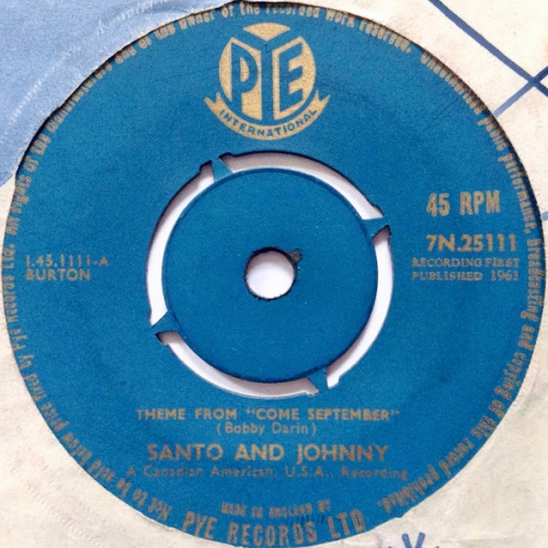 Vinyl / Santo & Johnny - Theme From "Come September"
