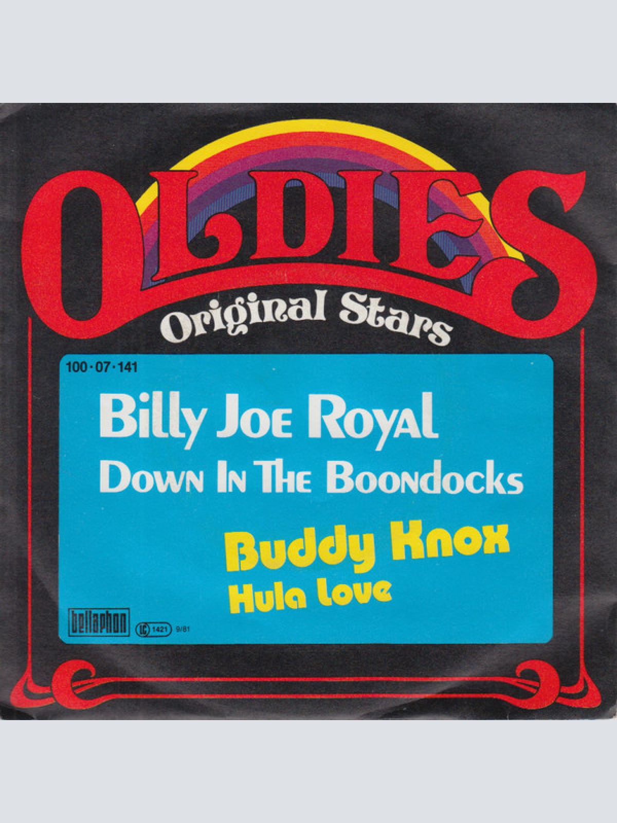 Vinyl / Billy Joe Royal / Buddy Knox - Down In The Boondocks / Hula Love