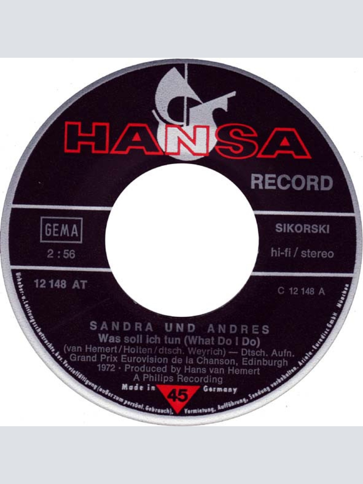 Vinyl / Sandra & Andres - Was Soll Ich Tun