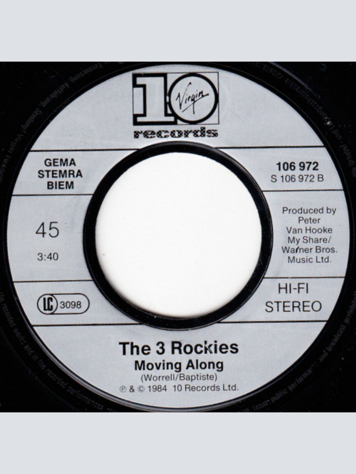 Vinyl / The 3 Rockies - Stop Wasting Your Time (You Could Be Wasting Mine)