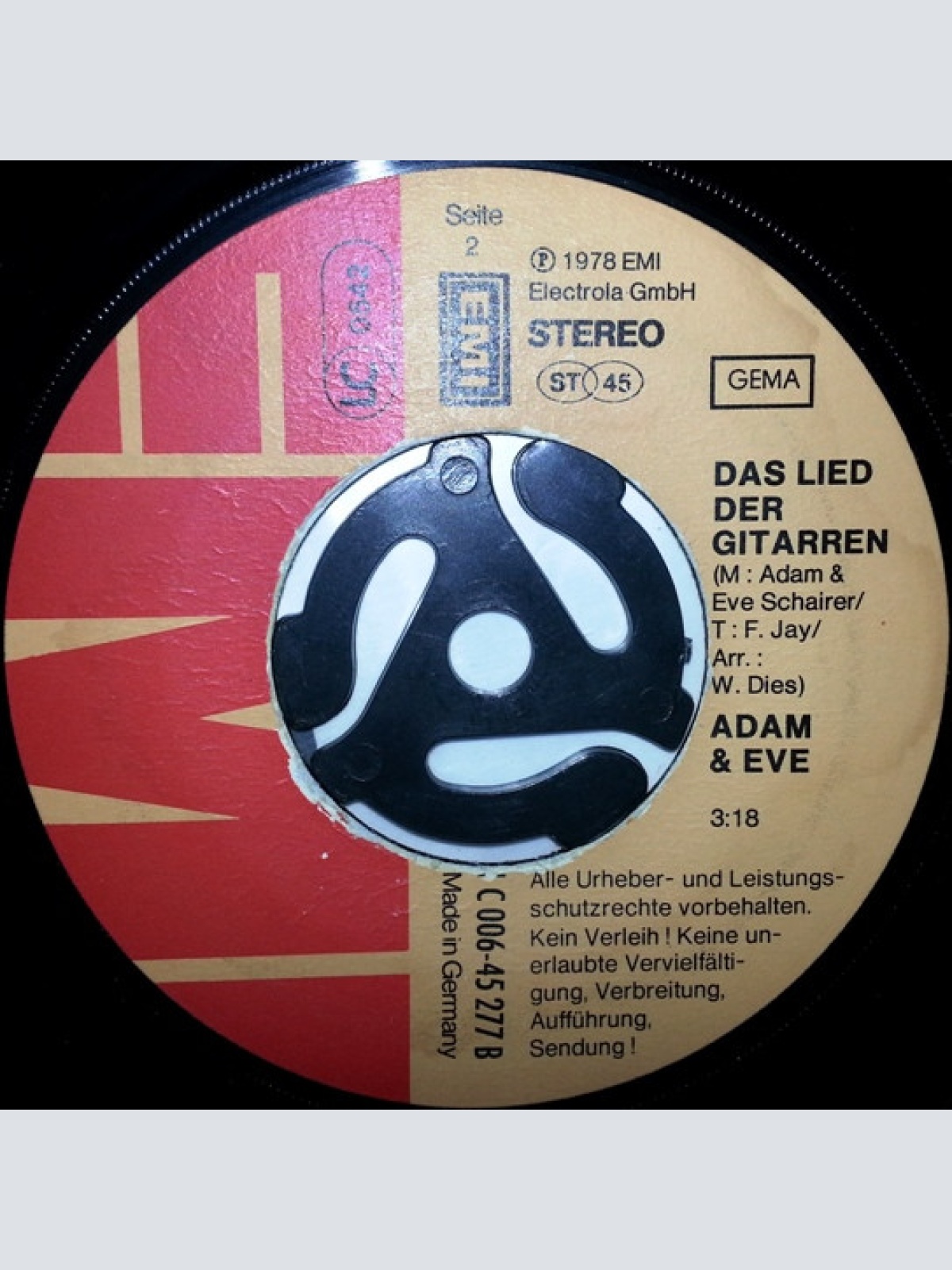 Vinyl / Adam & Eve (6) - Sag Auf Wiedersehn