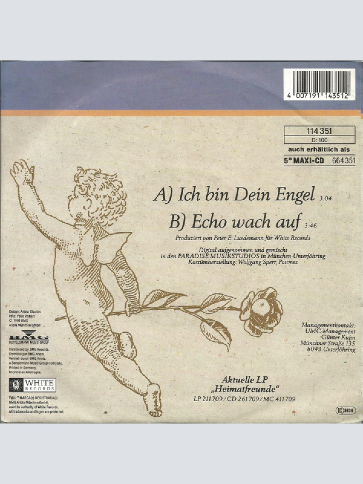 Vinyl / Alpenwelt-Musikanten - Ich Bin Dein Engel