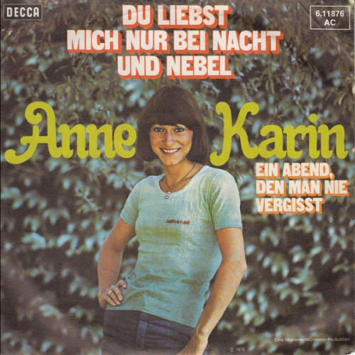 Vinyl / Anne Karin - Du Liebst Mich Nur Bei Nacht Und Nebel