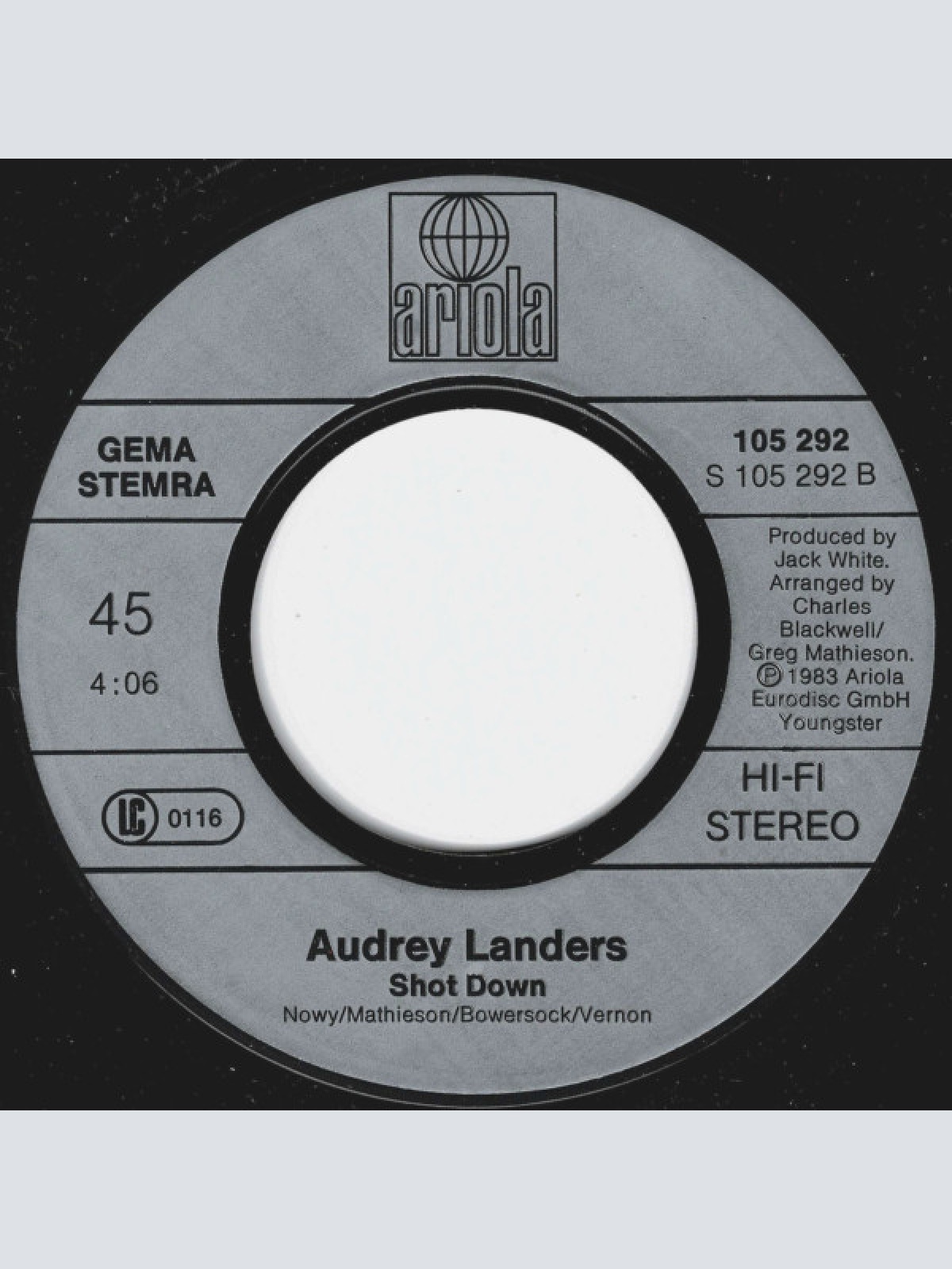 Vinyl / Audrey Landers - Manuel Goodbye