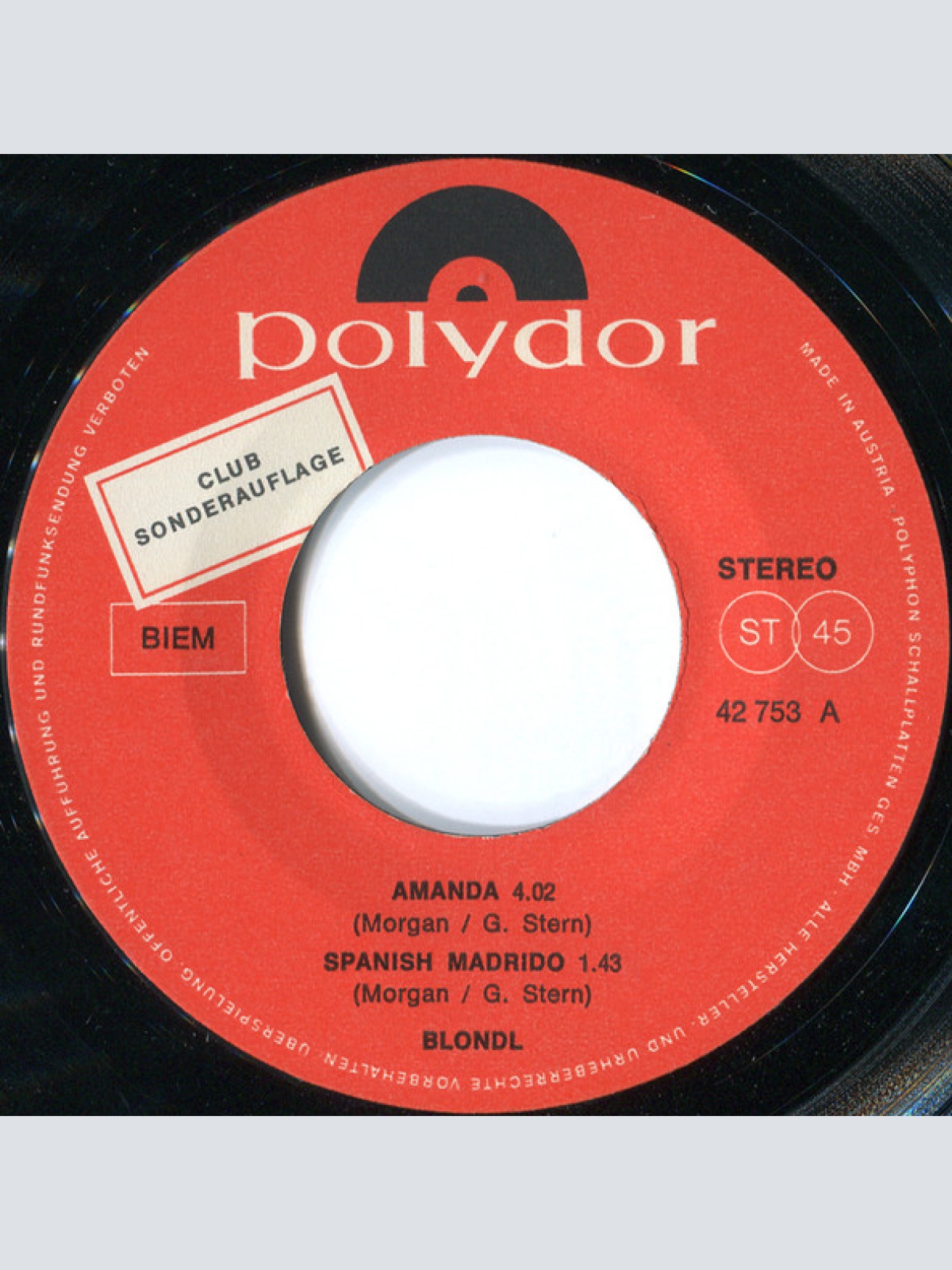 Vinyl / Blondl - Amanda Und Andere Scharfe Sachen