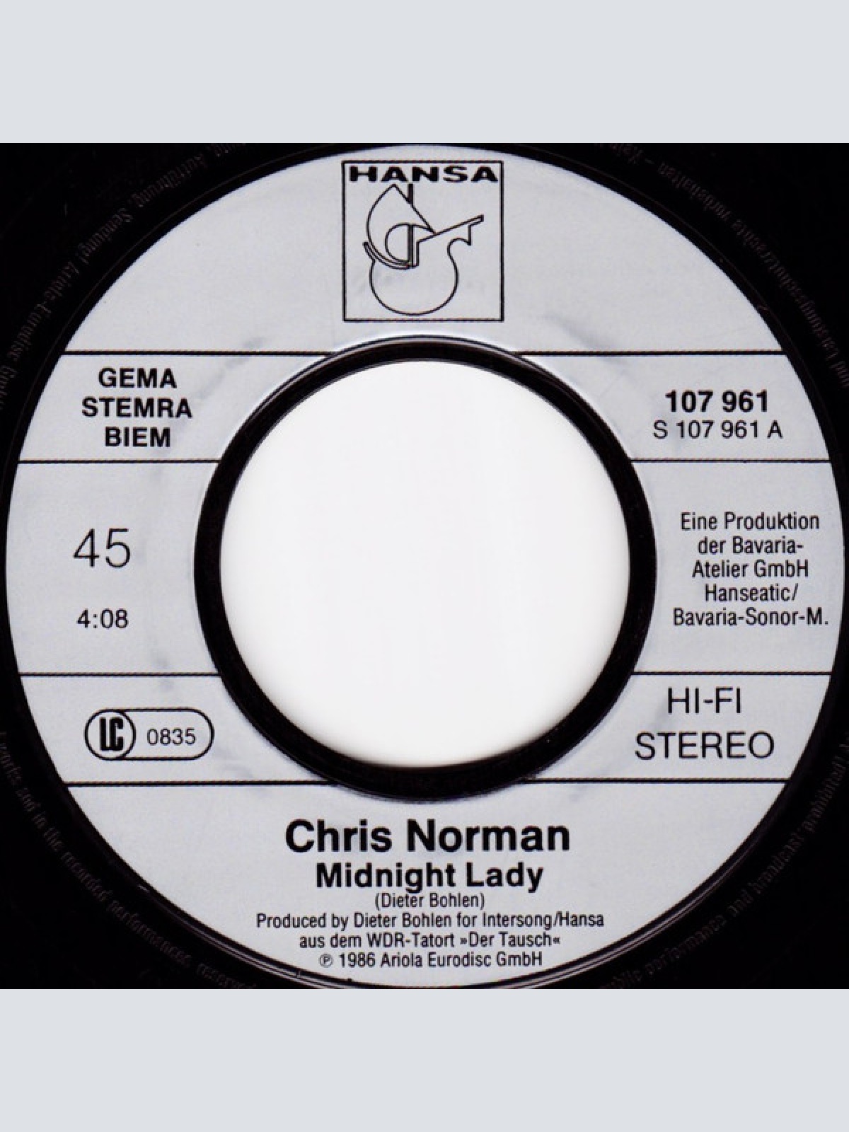 Vinyl / Chris Norman - Midnight Lady