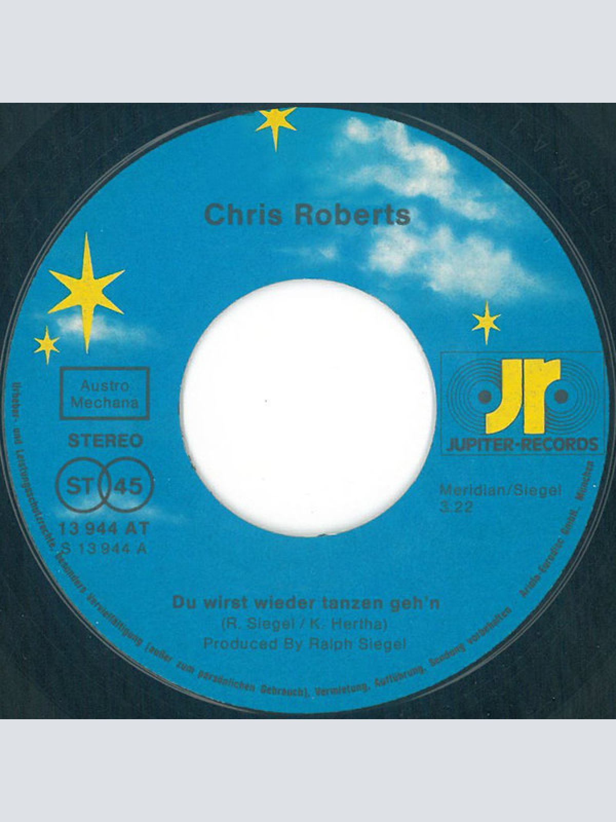Vinyl / Chris Roberts - Du Wirst Wieder Tanzen Geh'n