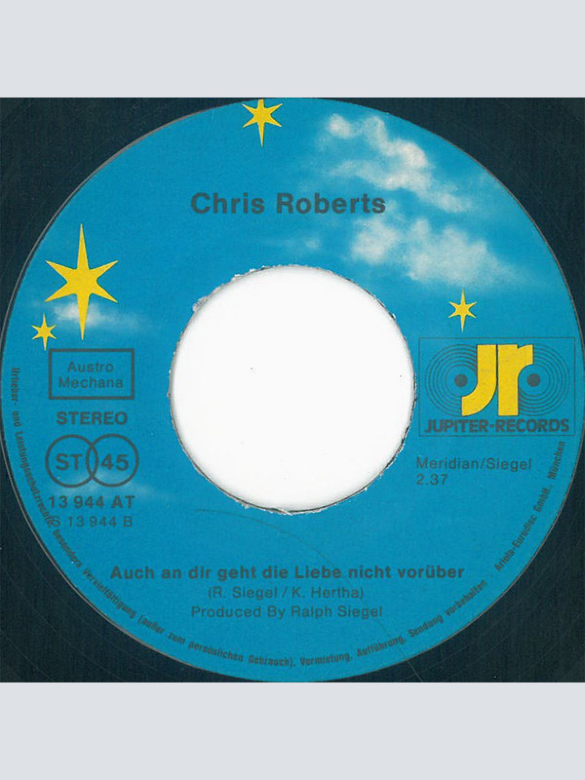 Vinyl / Chris Roberts - Du Wirst Wieder Tanzen Geh'n
