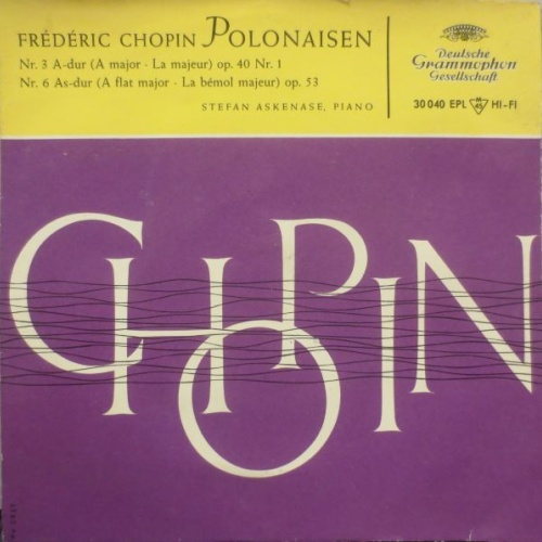 Vinyl / Frédéric Chopin, Stefan Askenase - Polonaisen Nr.3 A-dur, Nr.6 As-dur