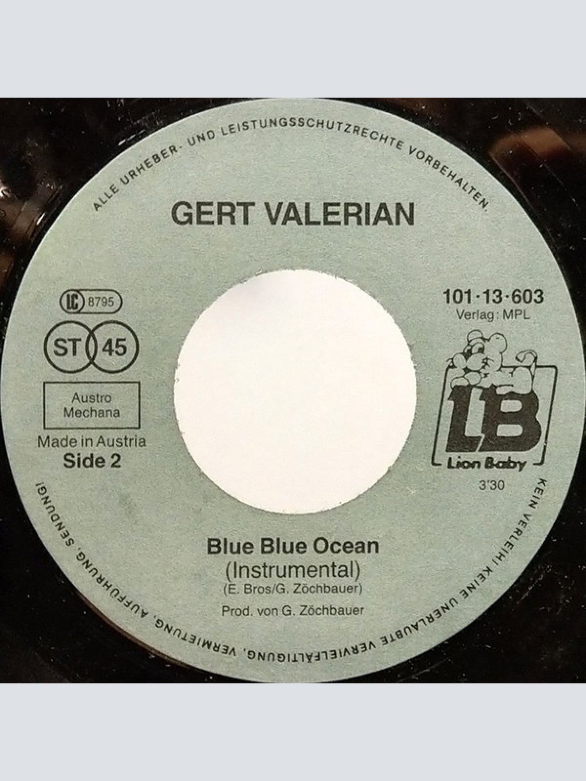 Vinyl / Gert Valerian - Blue Blue Ocean