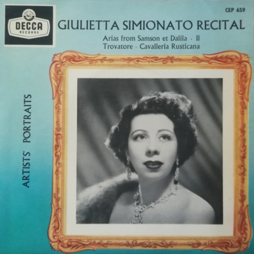 Vinyl / Giulietta Simionato - Giulietta Simionato Recital