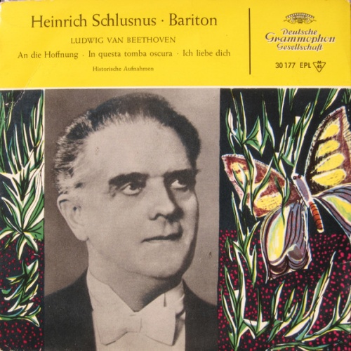 Vinyl / Heinrich Schlusnus - Heinrich Schlusnus, Bariton