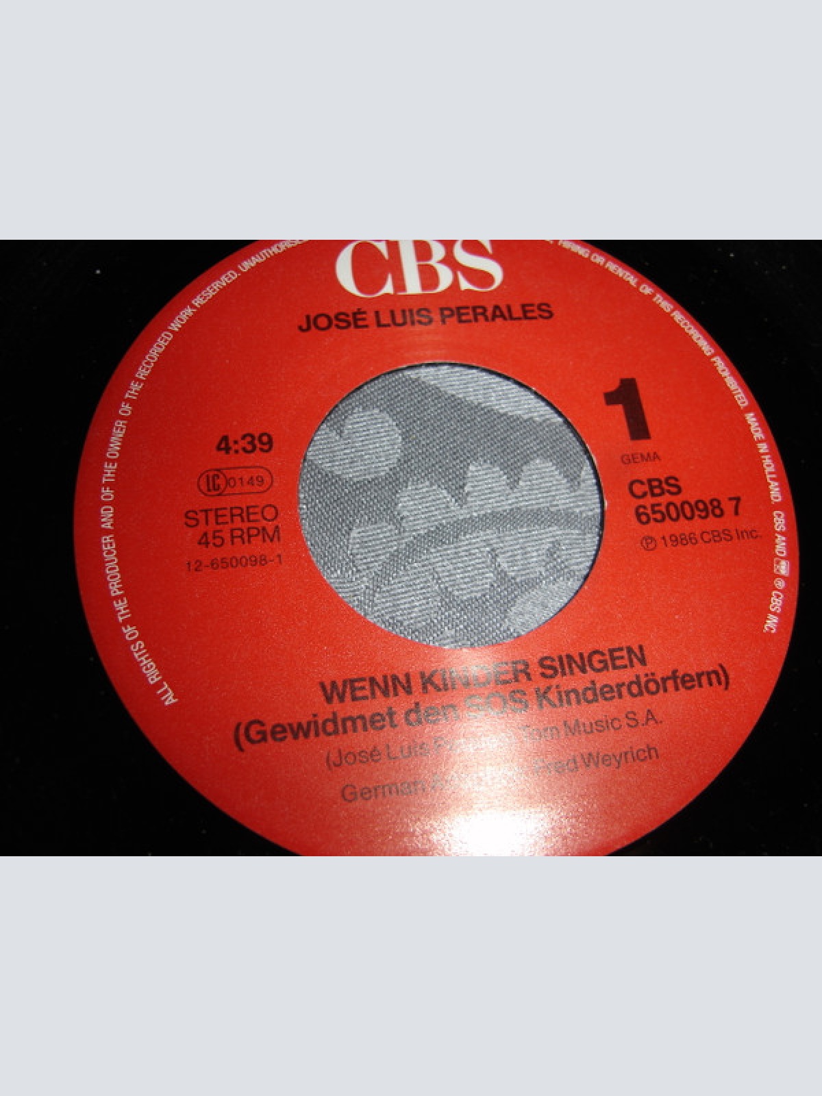 Vinyl / José Luis Perales - Wenn Kinder Singen