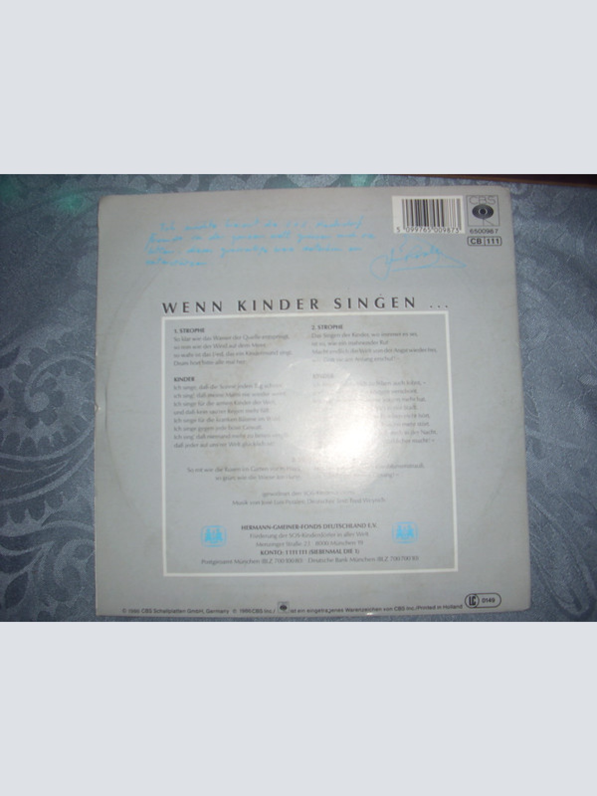 Vinyl / José Luis Perales - Wenn Kinder Singen