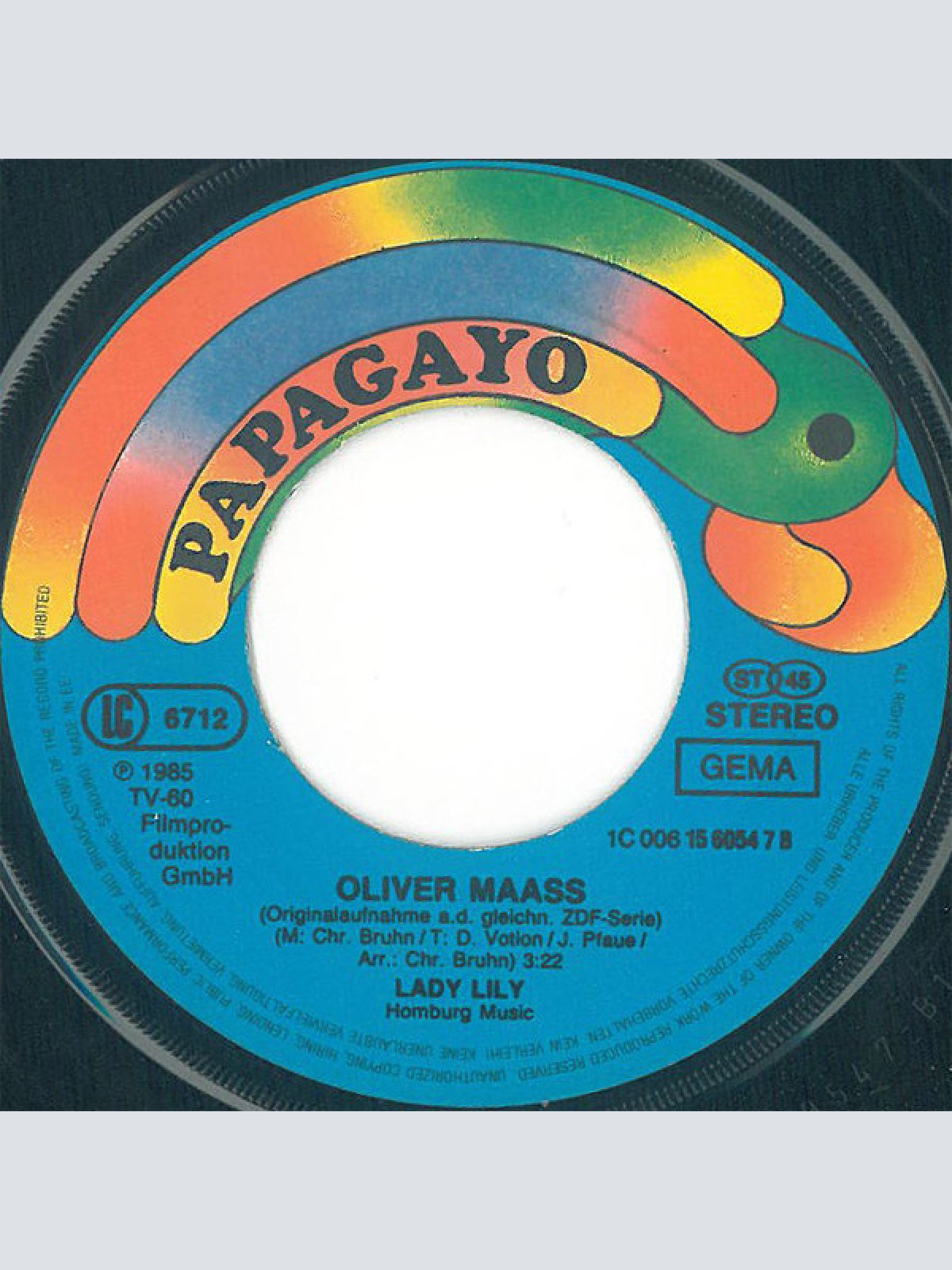 Vinyl / Lady Lily - Non È Vero