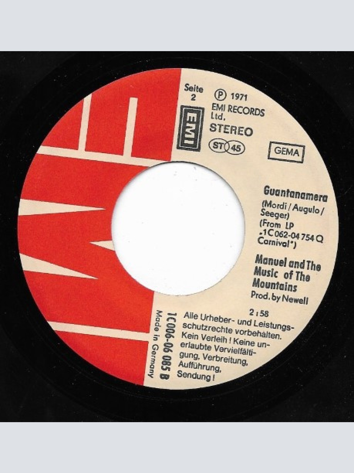 Vinyl / Manuel And The Music Of The Mountains* - Rodrigo's Guitar Concerto De Aranjuez