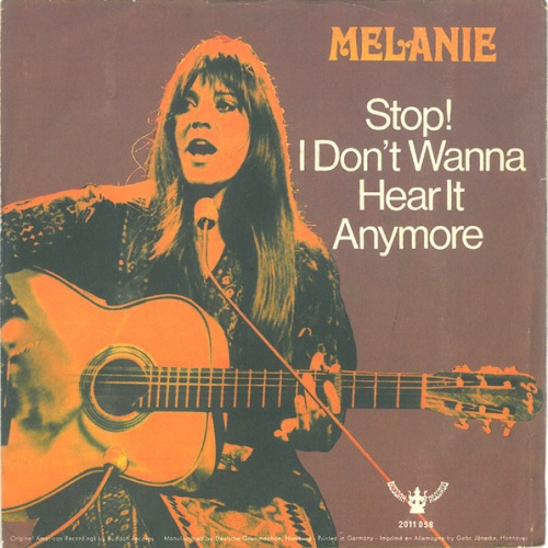 Vinyl / Melanie (2) - Stop! I Don't Wanna Hear It Anymore