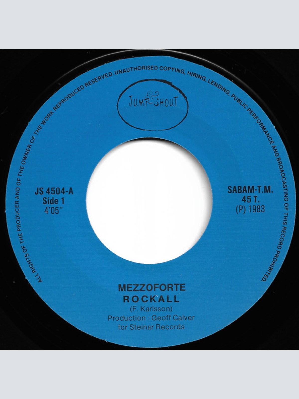 Vinyl / Mezzoforte - Rockall