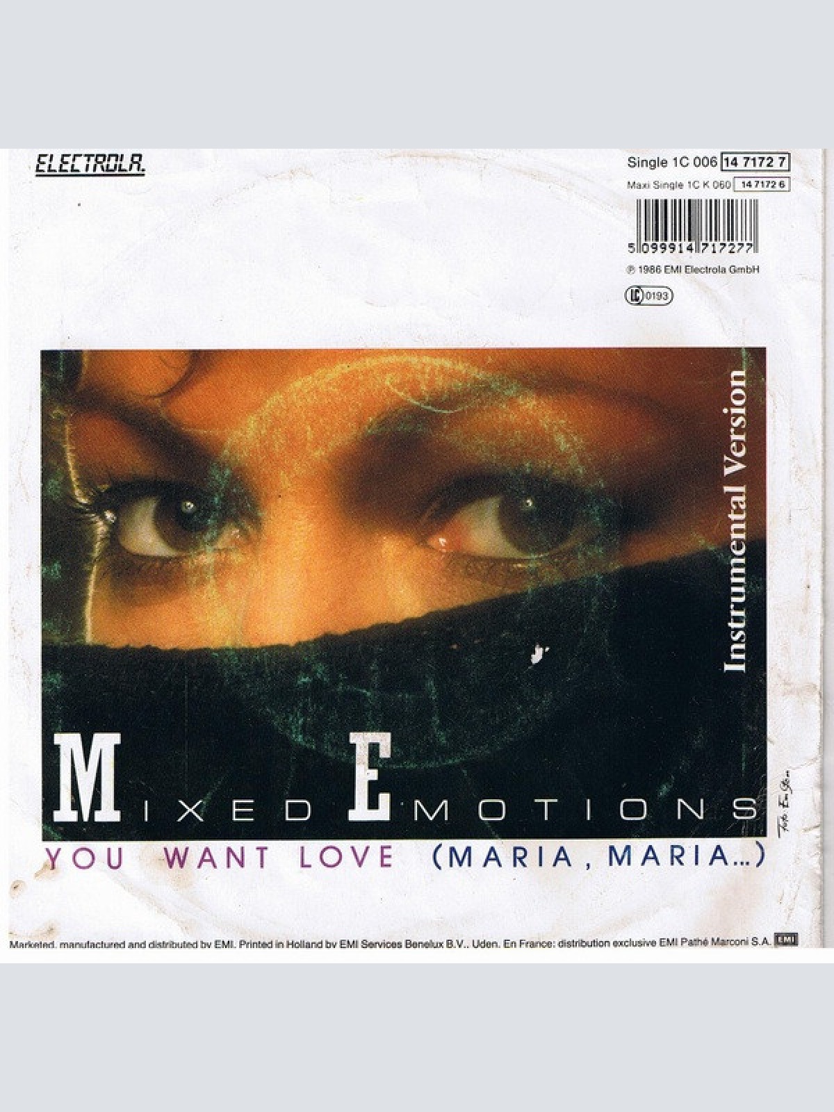 Vinyl / Mixed Emotions - You Want Love (Maria, Maria...)