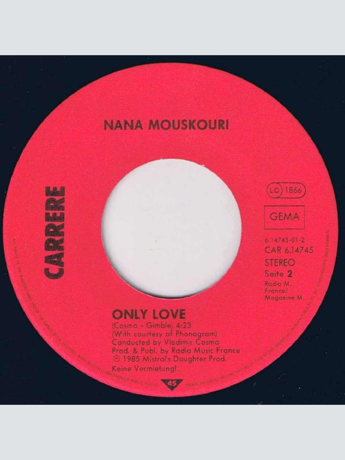 Vinyl / Nana Mouskouri - Aber Die Liebe Bleibt